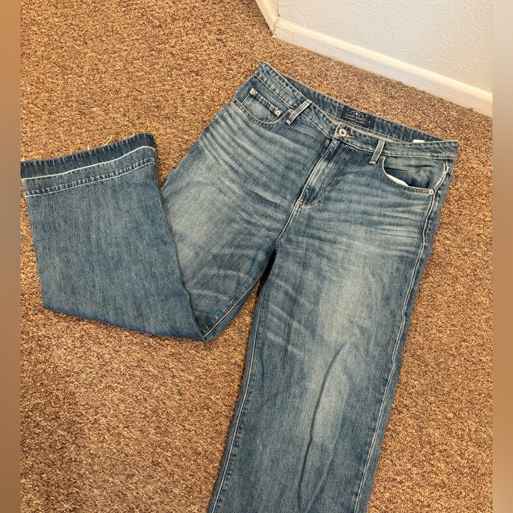 Lucky Brand Cropped Wide Leg Jeans